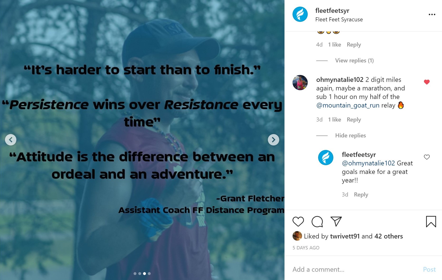 Tips from a distance running coach