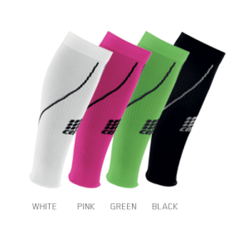 Black Calf Sleeves Pink Writing