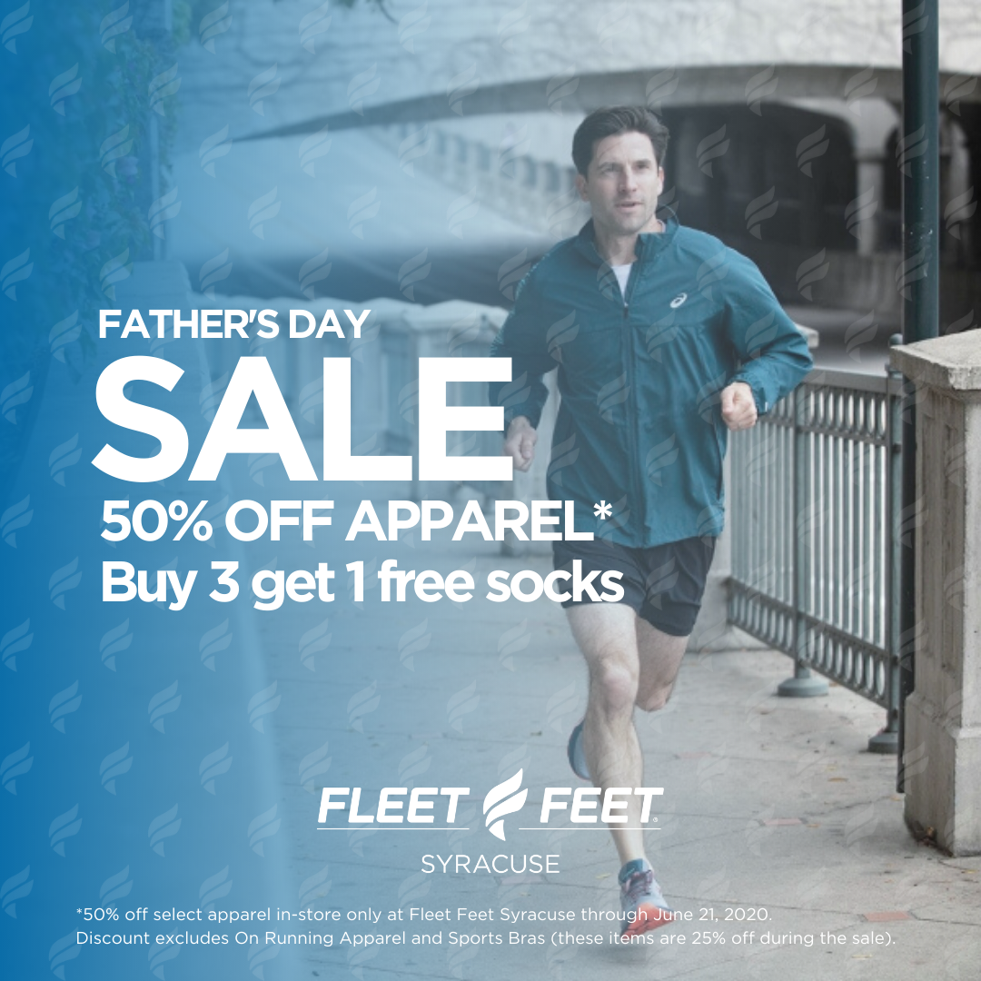 Sale! 50% Off Apparel - Fleet Feet Syracuse