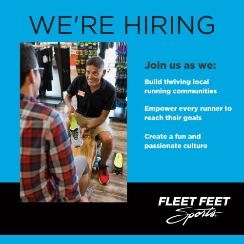 We are Hiring! Fleet Feet Meridian