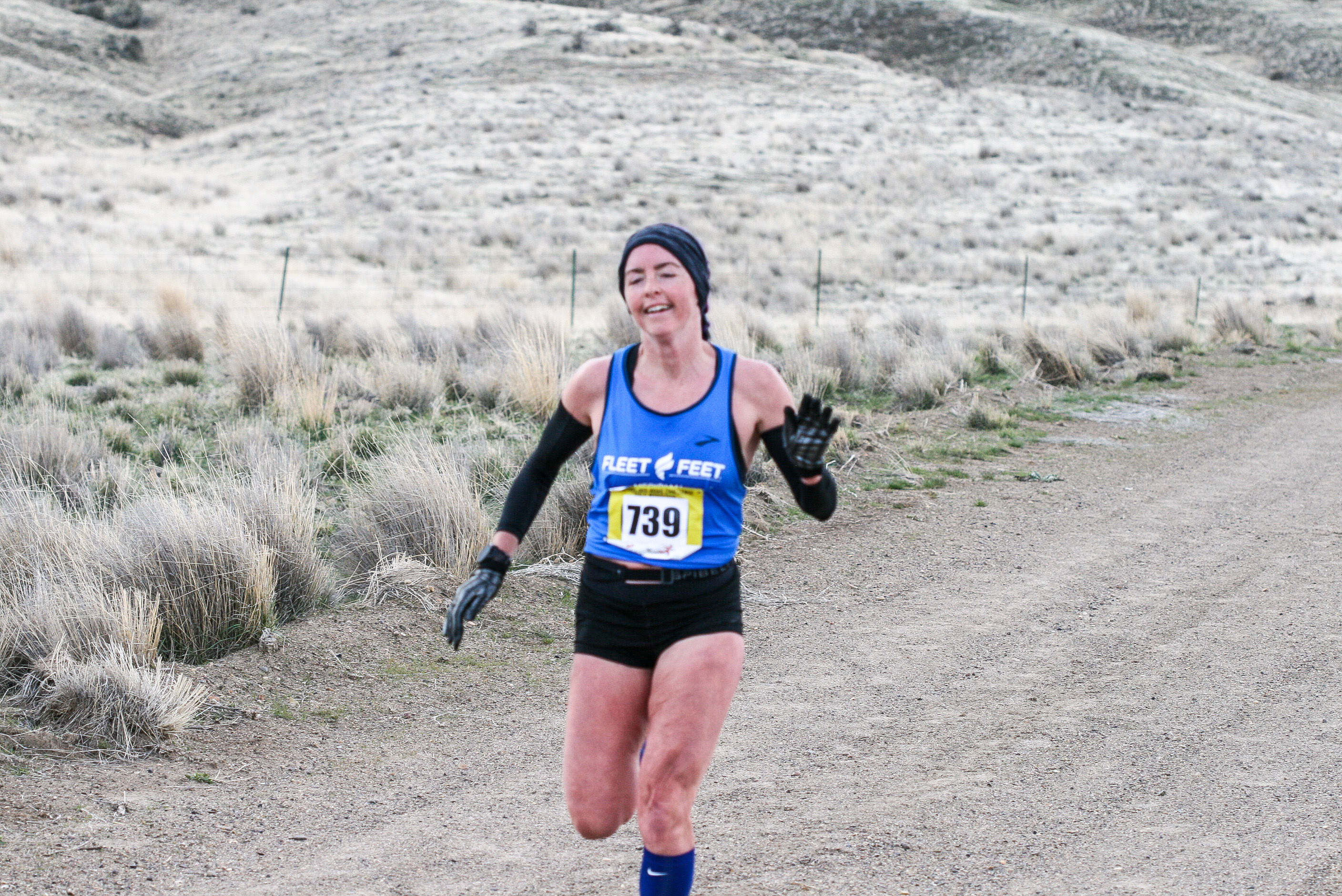 Megan Lacy wins Owyhee Off-Road Challenge Half Marathon in a new Course Record