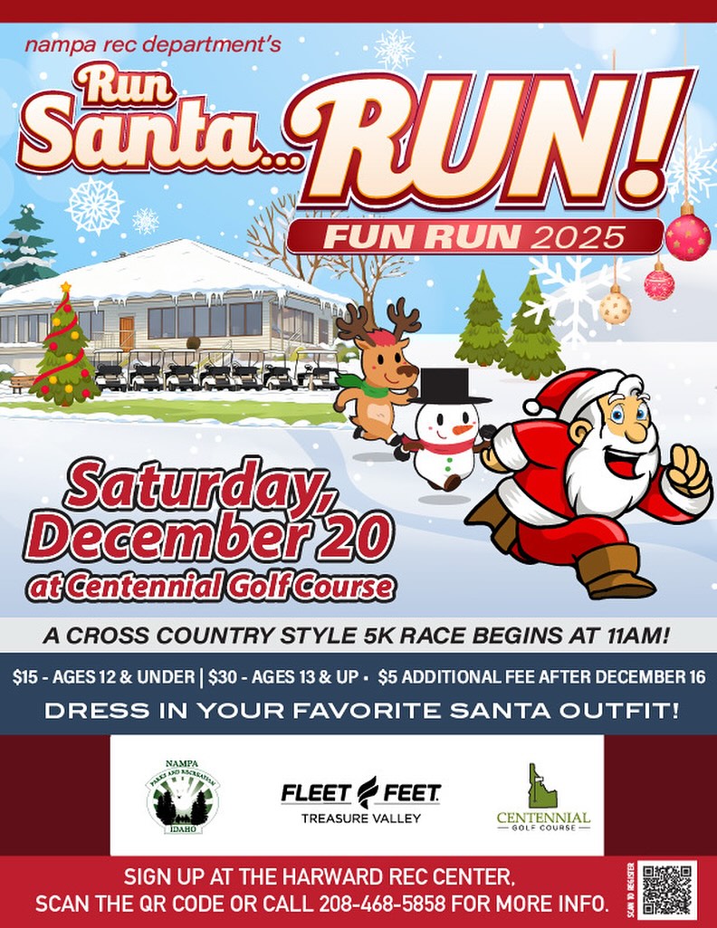Run Santa....Run! 5k - Boise Mom