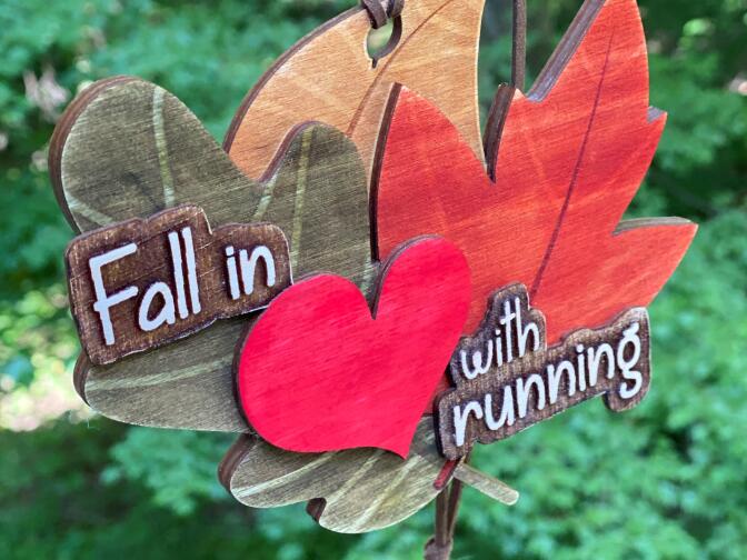 Fall In Love With Running Medal