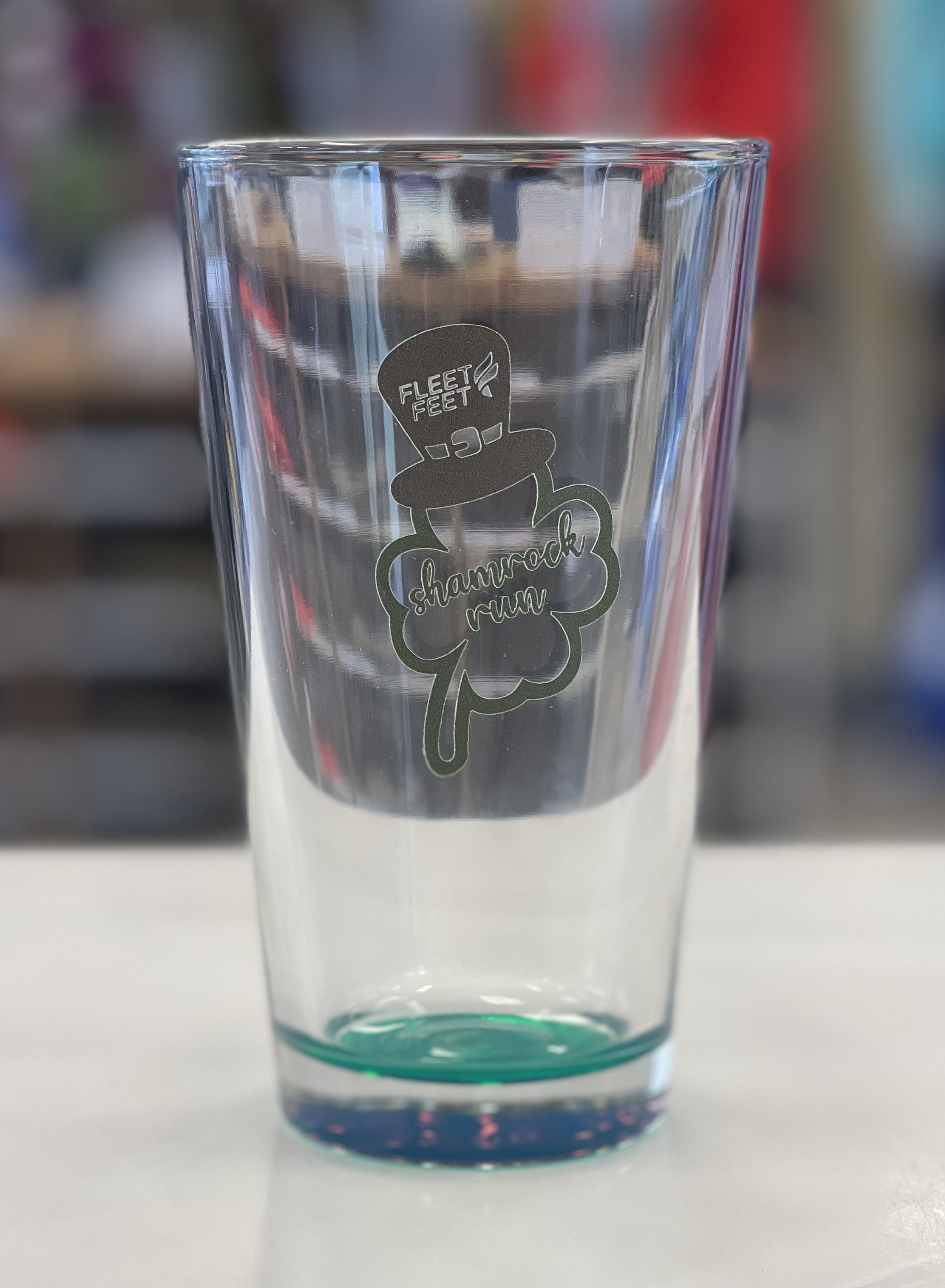 Shamrock Run Pint Glass