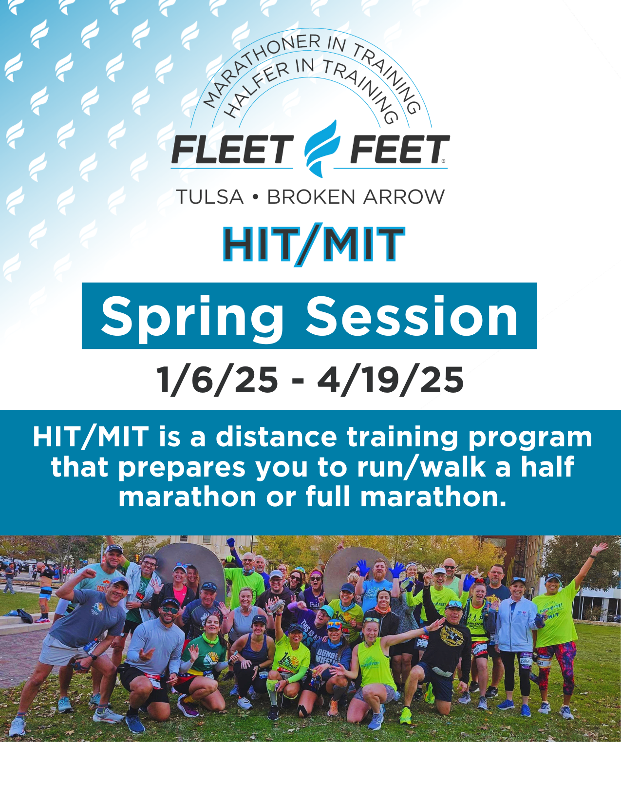 Spring 2025 Marathon and Half Marathon Training Now Open Fleet Feet Tulsa