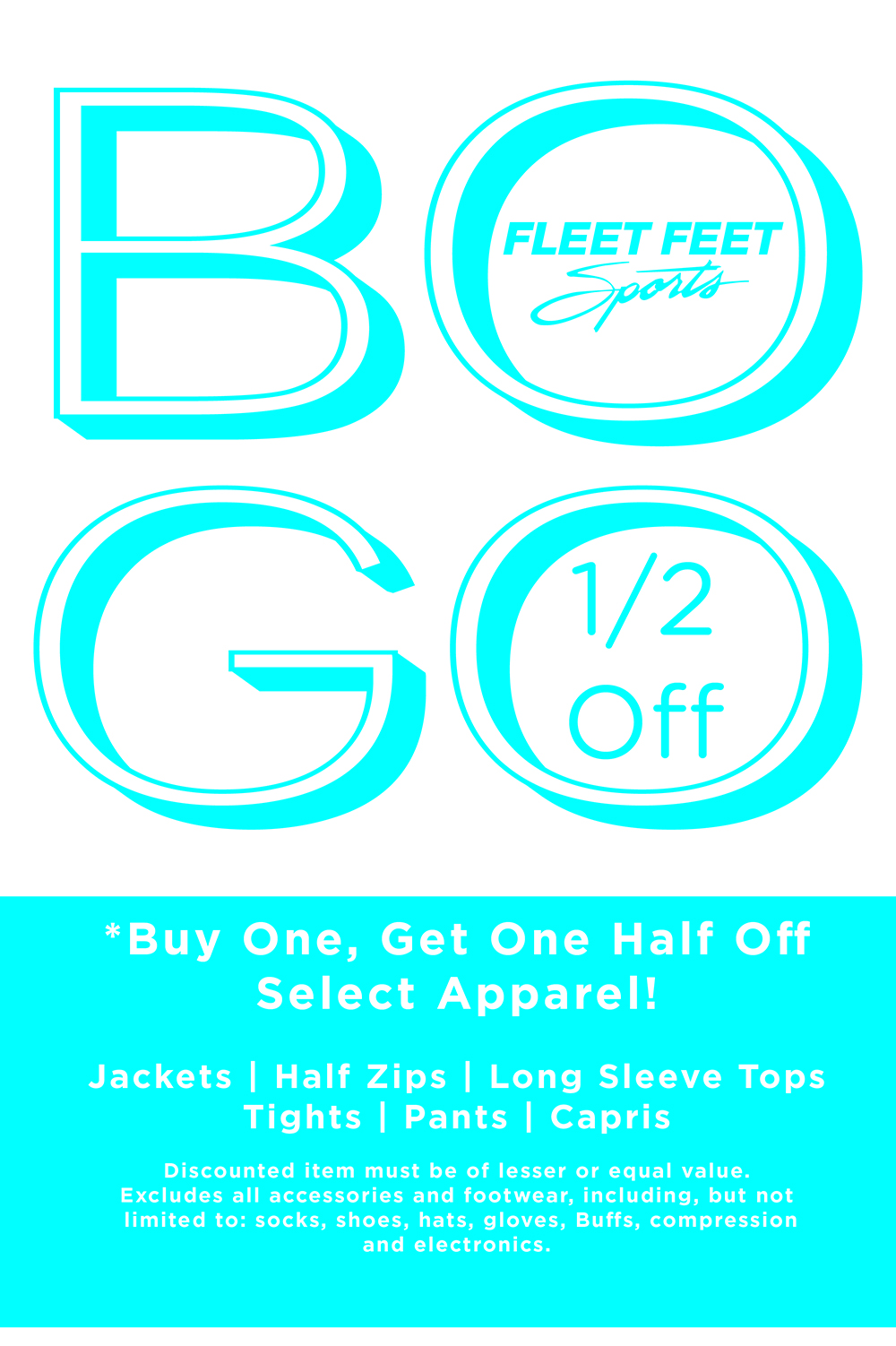 buy one get half off shoes