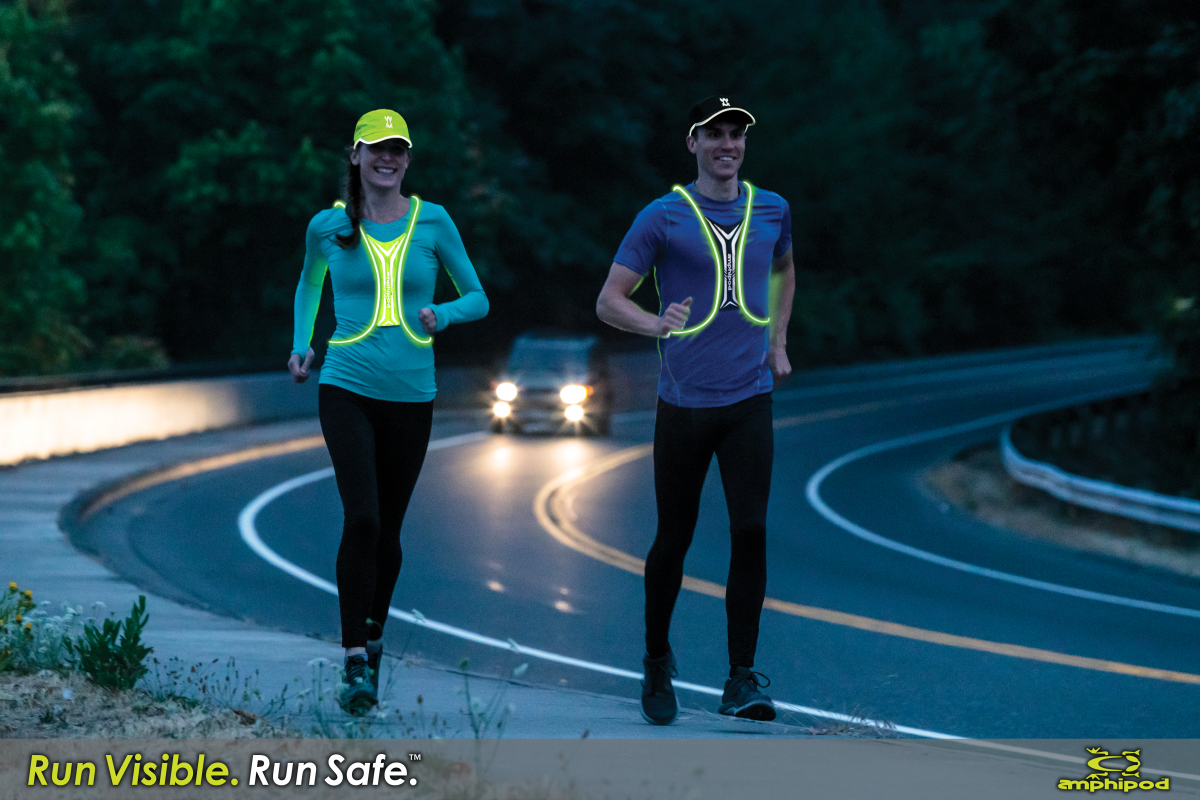 Running at Night: Staying Visible