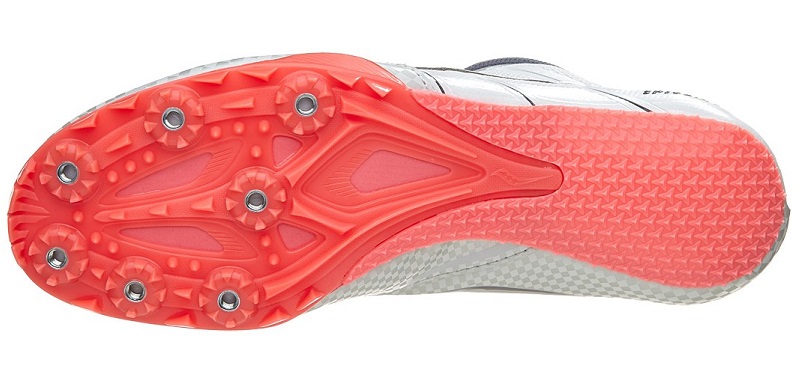 track shoes with removable spikes