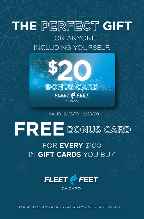 Fleet Feet Chicago Gift Card Promotion