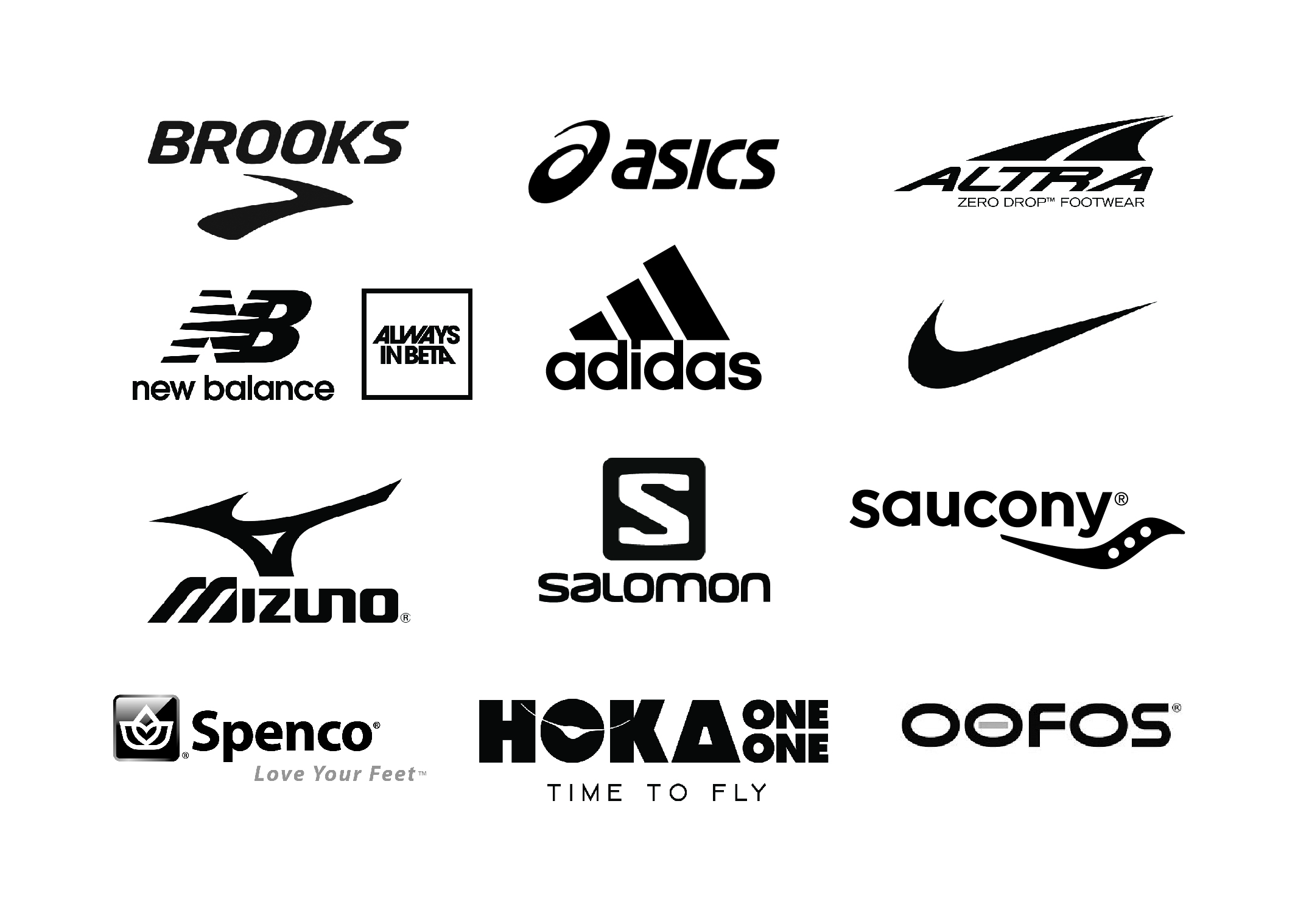 Running Shoe Company Logo