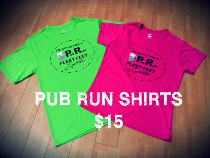 Get your pub run shirt only at pub runs!