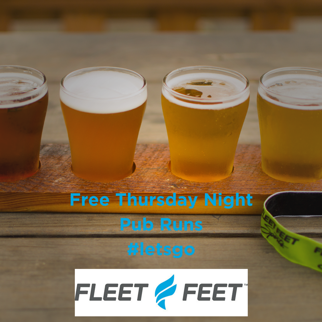 Free Thursday Night Pub Runs with Fleet Feet