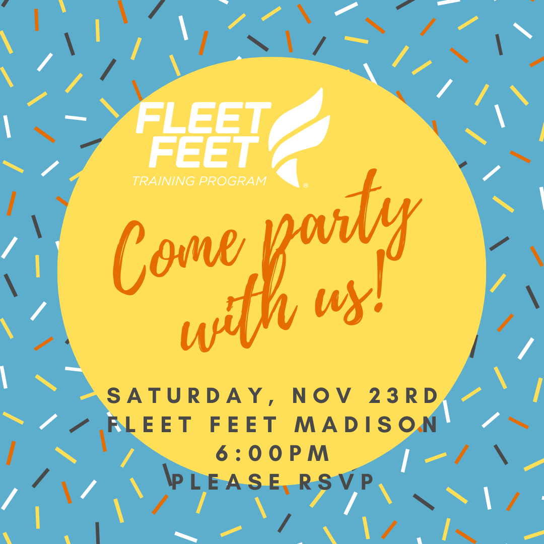 Fleet Feet Madison & Sun Prairie Training Groups Party