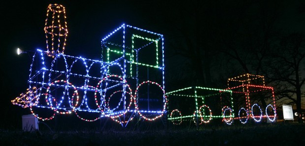 Holiday Lights Display Olin Park  Madison WI