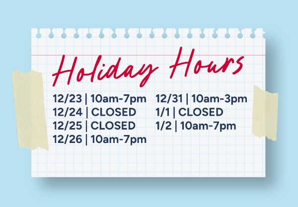 Fleet Feet Madison & Sun Prairie Holiday Hours 2024