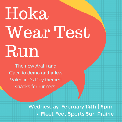 Hoka Wear Test Run at Fleet Feet Sports Sun Prairie