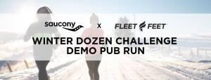 Saucony Winter Dozen Challenge Demo Run Pub Run