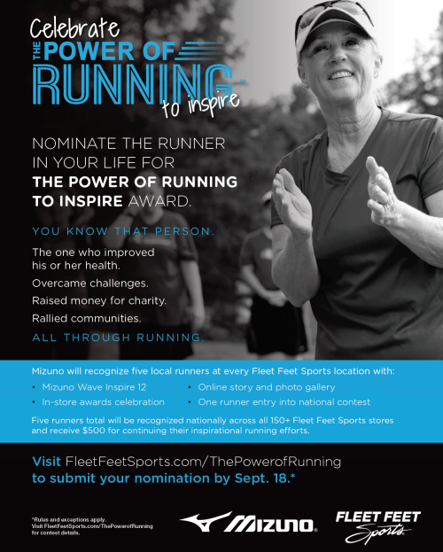 The Power of Running to Inspire Awards