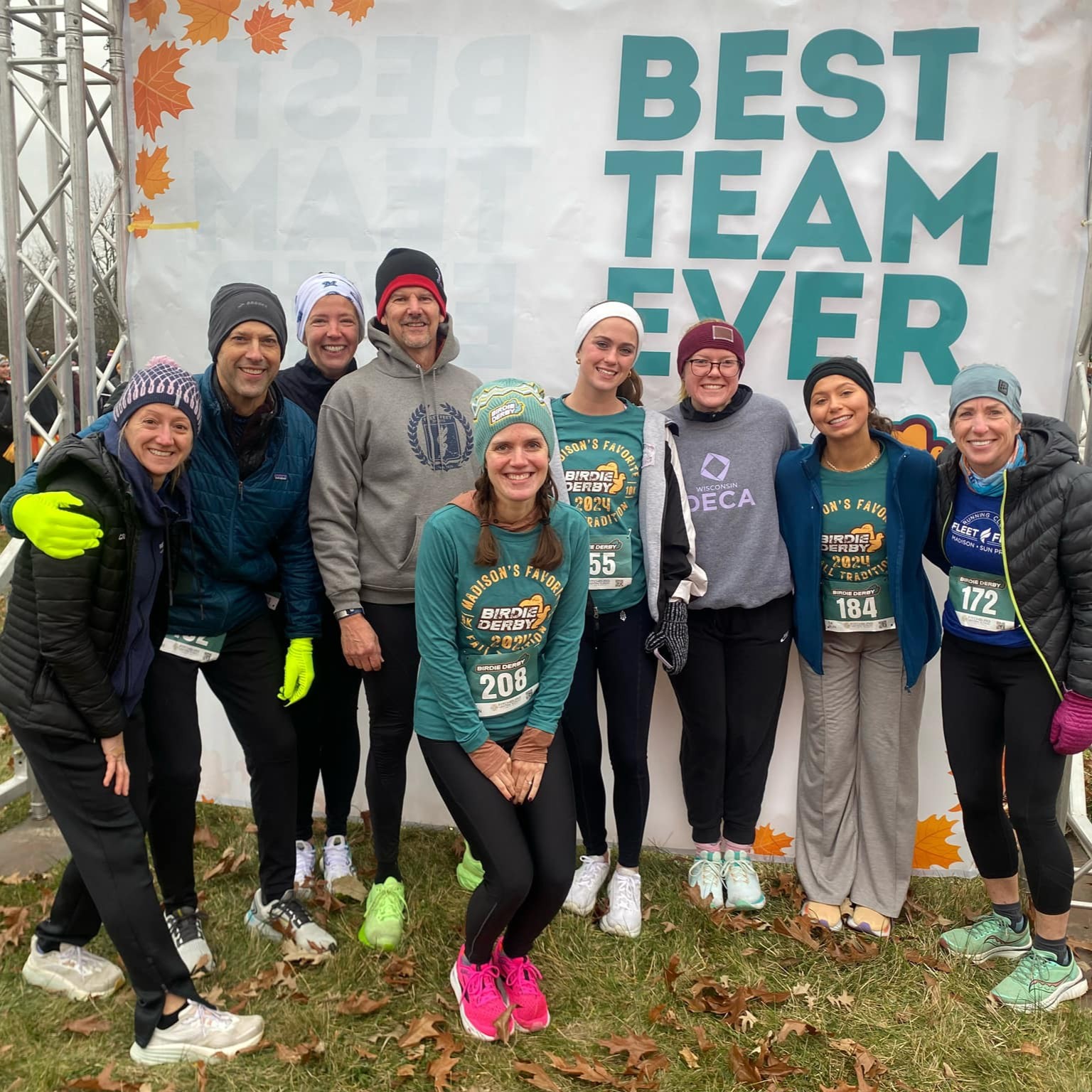 Team Fleet Feet at the Birdie Derby
