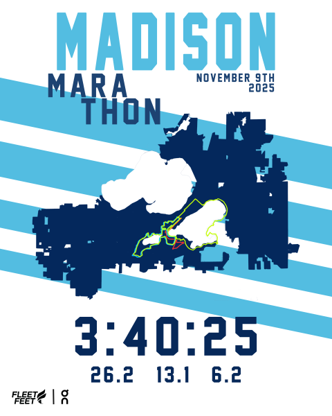 Madison Marathon 2025 Race Poster