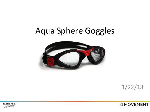 Aqua Sphere Goggle at Fleet Feet Sports Madison