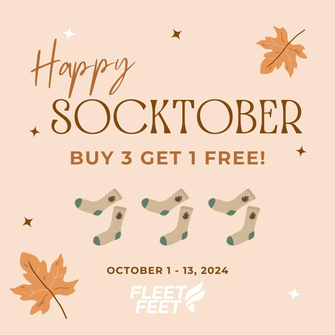 Socktober at Fleet Feet Madison & Sun Prairie