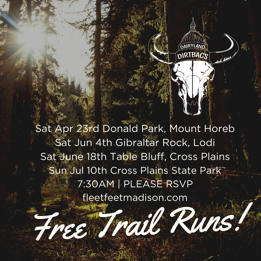 Free Trail Runs with Fleet Feet Madison & Sun Prairie