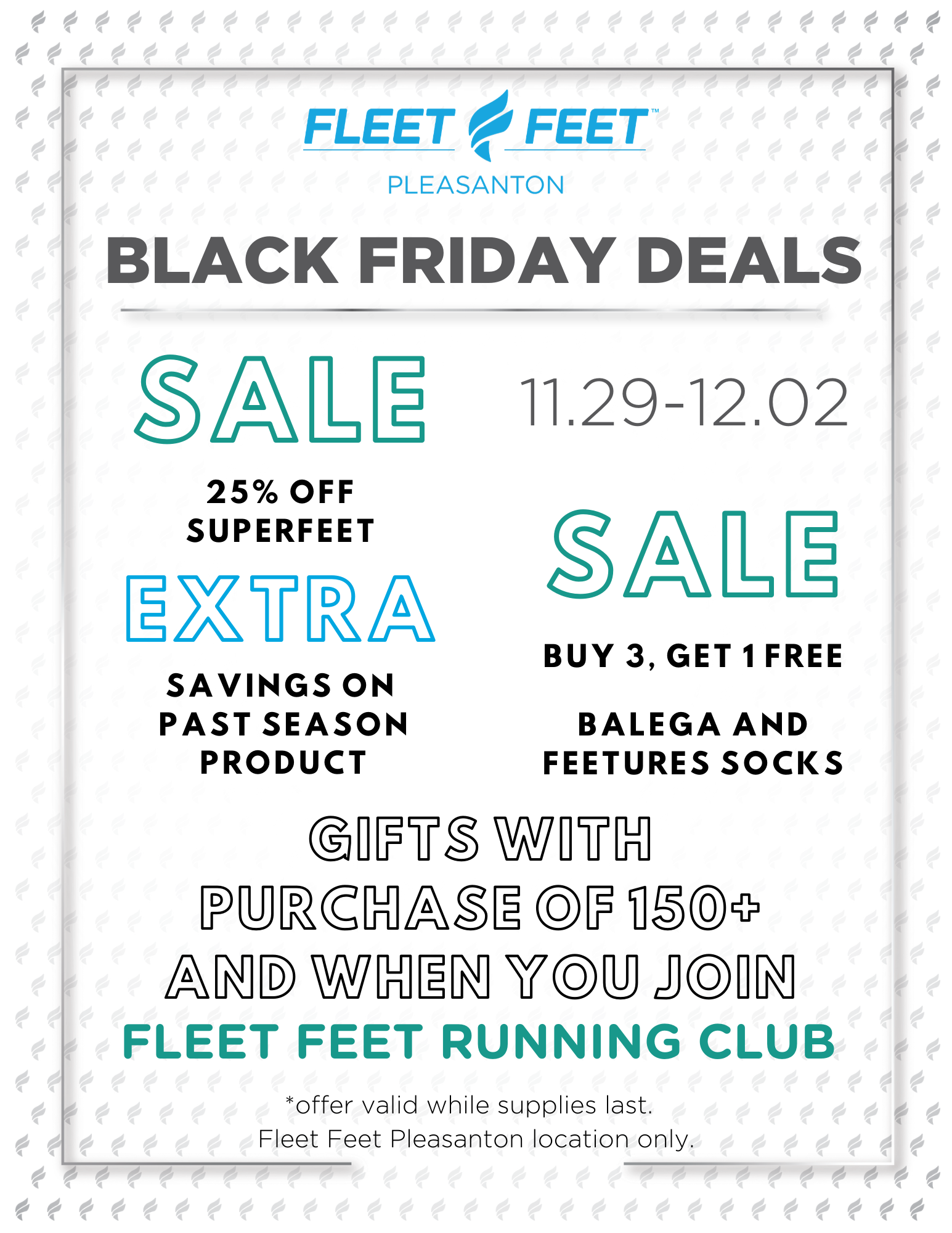 Buy fleet feet black friday cheap online