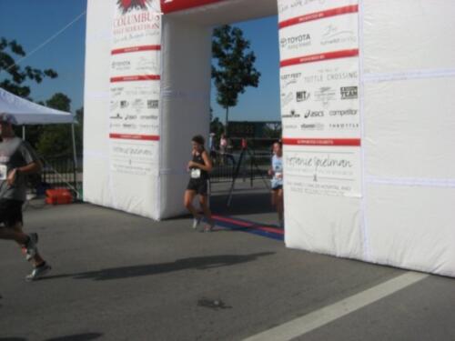 Rachel Finish Line