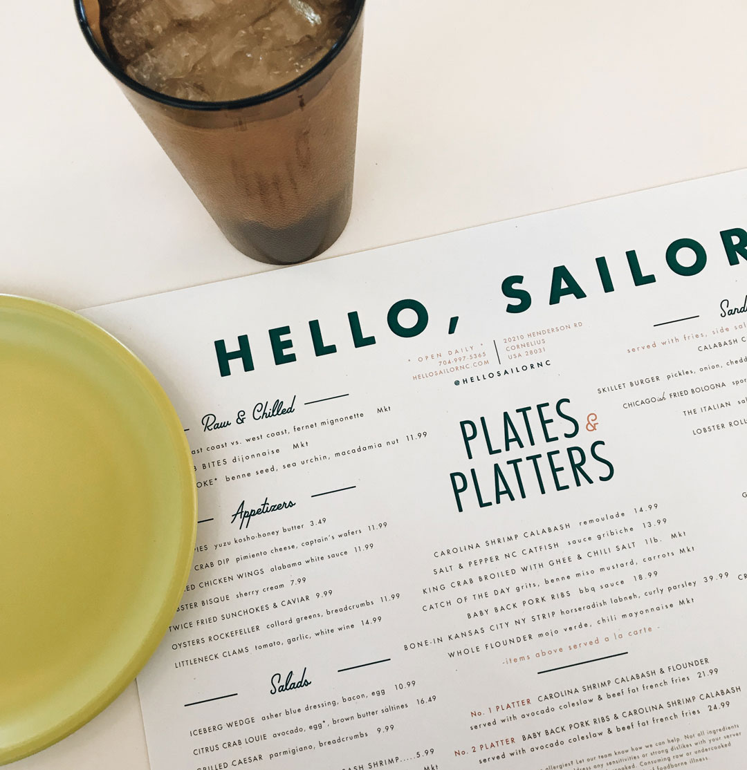 Hello Sailor Restaurant Charlotte, NC