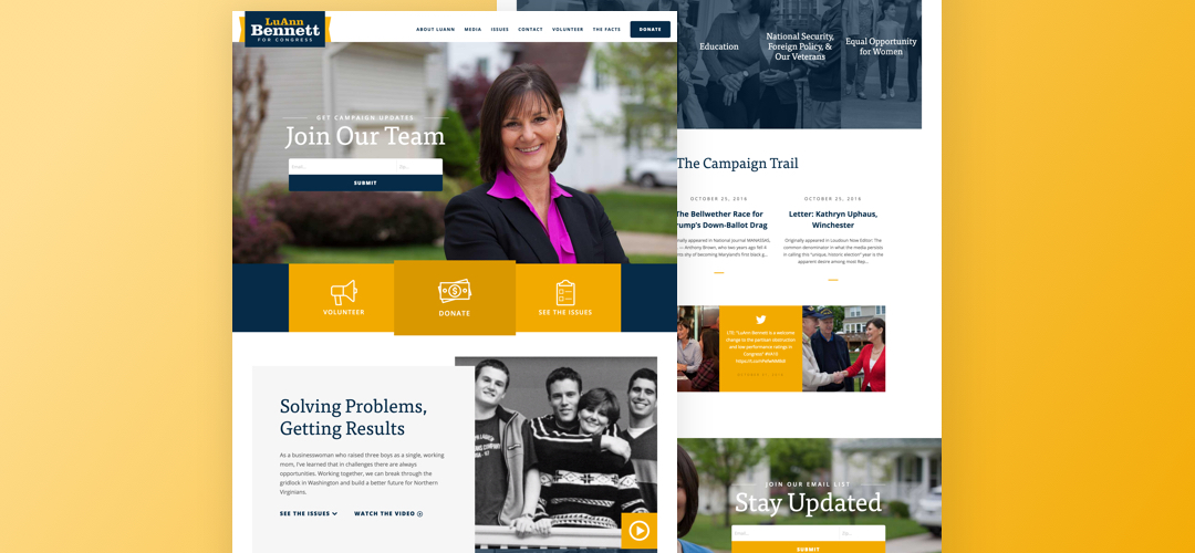 LuAnn Bennett for Congress Website