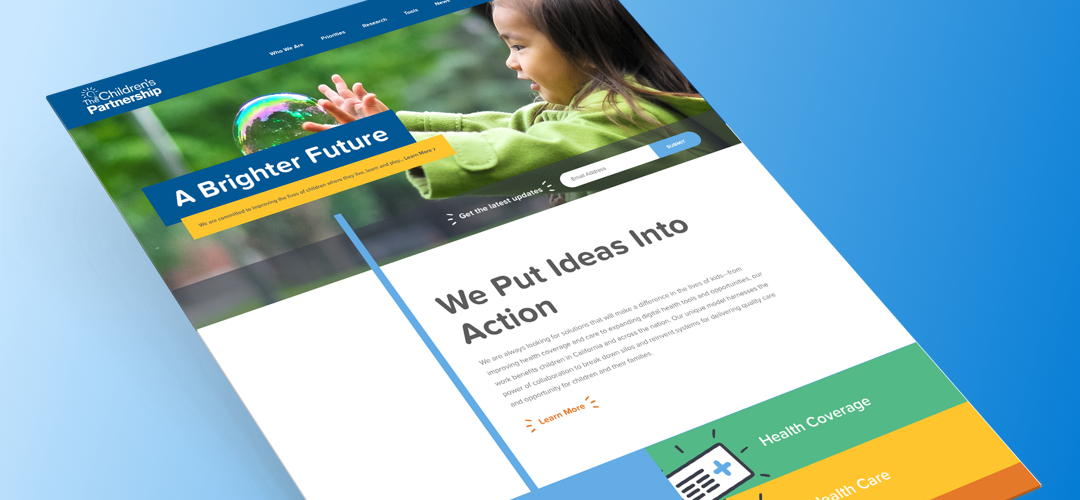 The Children's Partnership Website Redesign