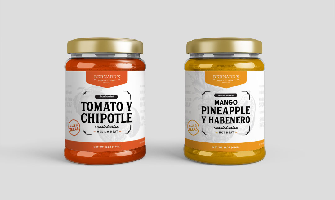 Salsa label mockups