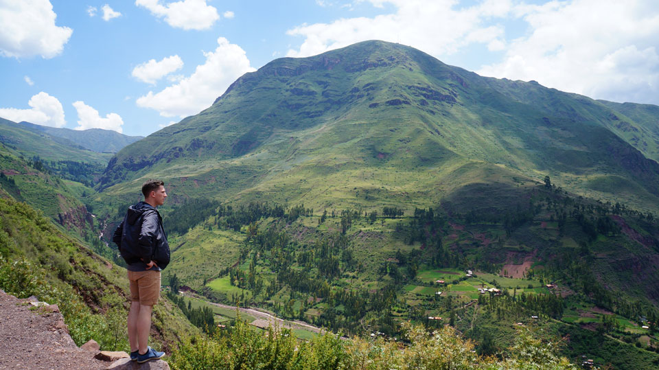 First sighting of the Andes