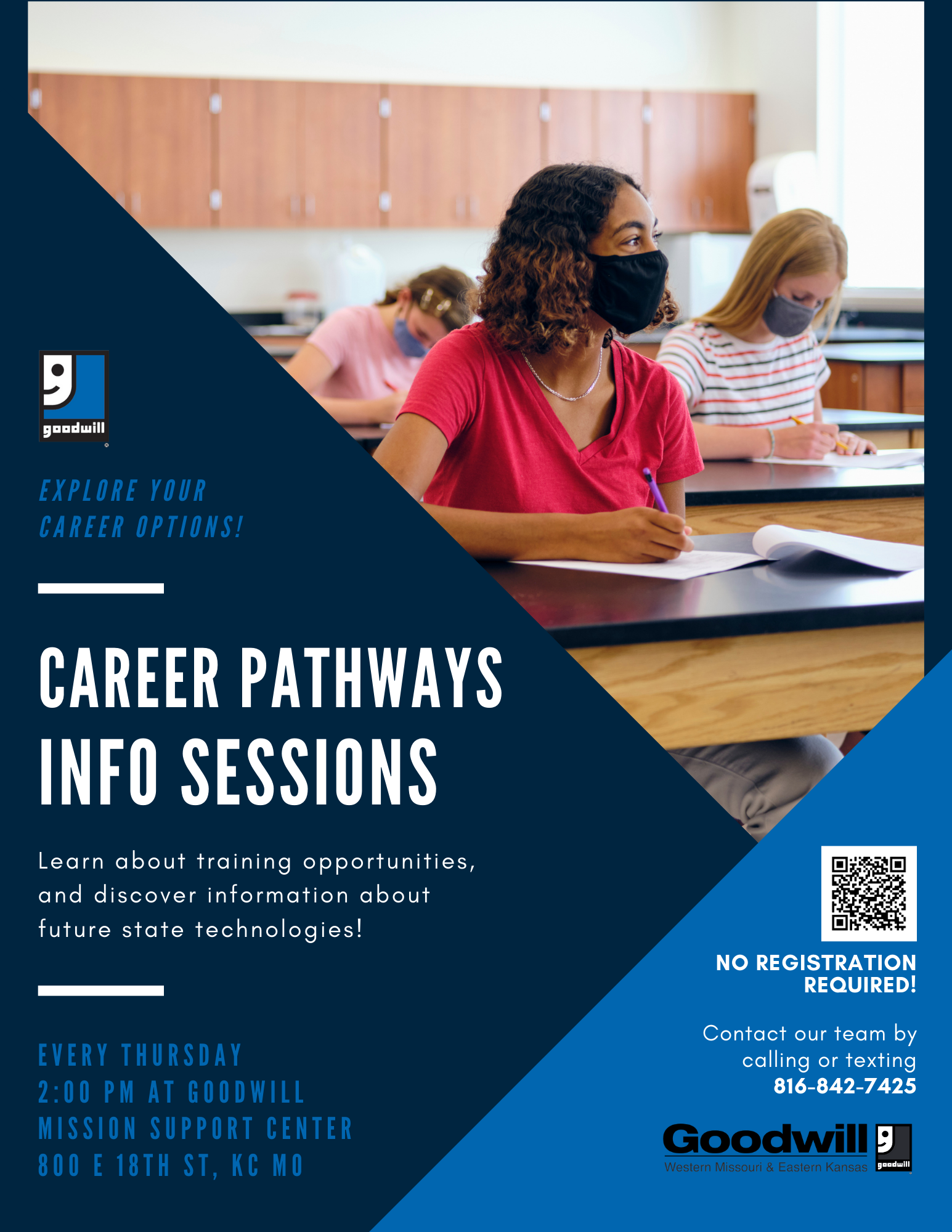 Career Pathways Info Sessions Flyer 