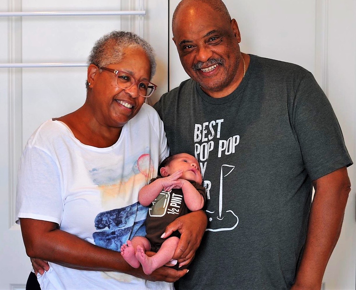 Jan and Haynes with Baby