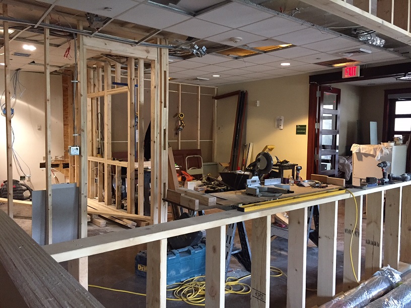 Lobby Renovation in March 2018