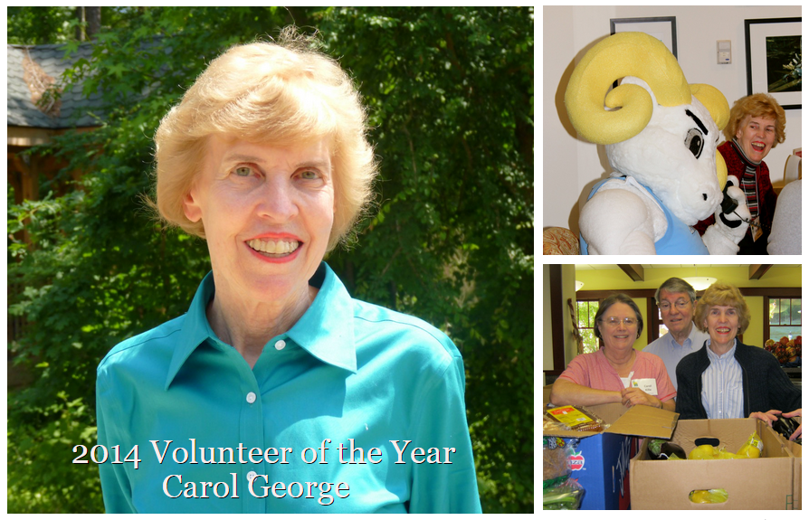 Carol George, volunteer of the year