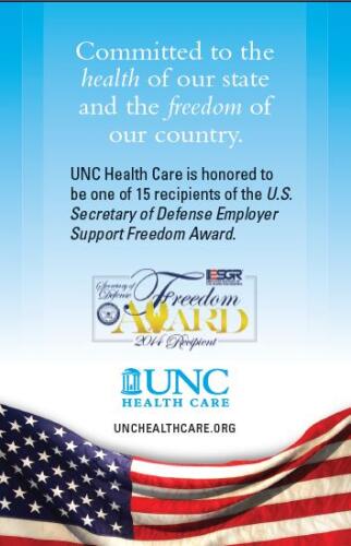 UNC Health Care DoD Award