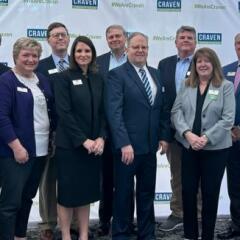 Group photo of attorneys and staff at the 14th Annual Community Fabric Awards