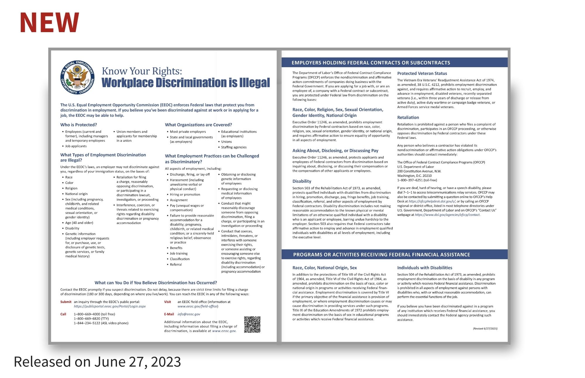 Employers, You Need to Replace Your Mandatory EEOC Poster picture pic