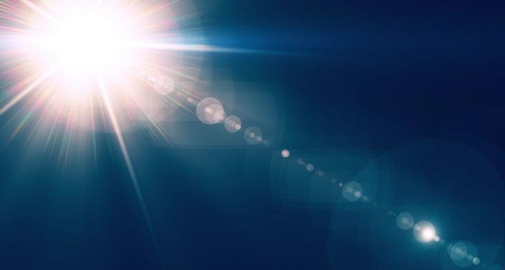 Abstract Lens Flare Background 