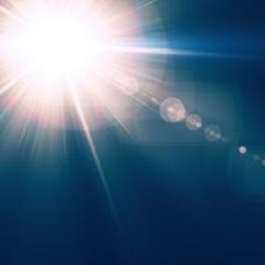 Abstract Lens Flare Background 