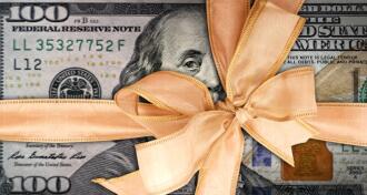 American one hundred dollar gift