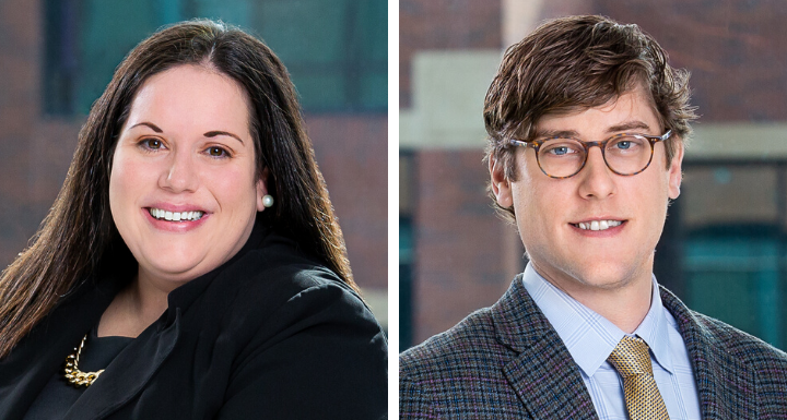 Headshots of Amy Wooten and Michael Kohagen