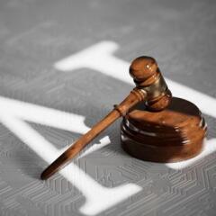 Artificial Intelligence Law AI Copyright, Lawyer, Gavel, Tax Law, Rule, Infringement