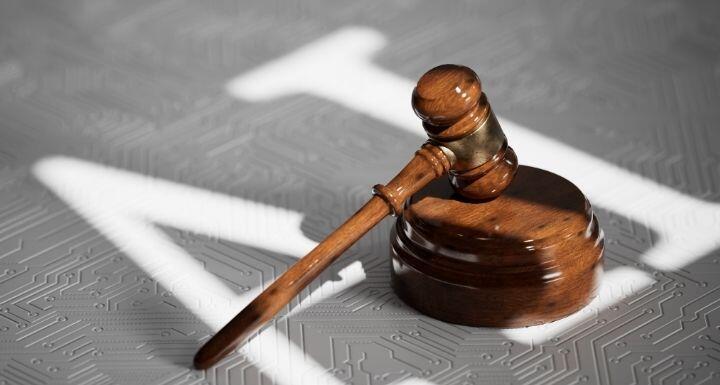 Artificial Intelligence Law AI Copyright, Lawyer, Gavel, Tax Law, Rule, Infringement