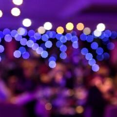 blurred image of party