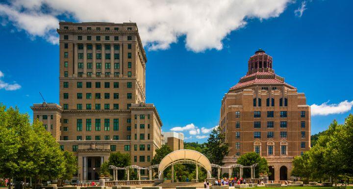 Buncombe County Courthouse and Asheville City Hall, in Asheville