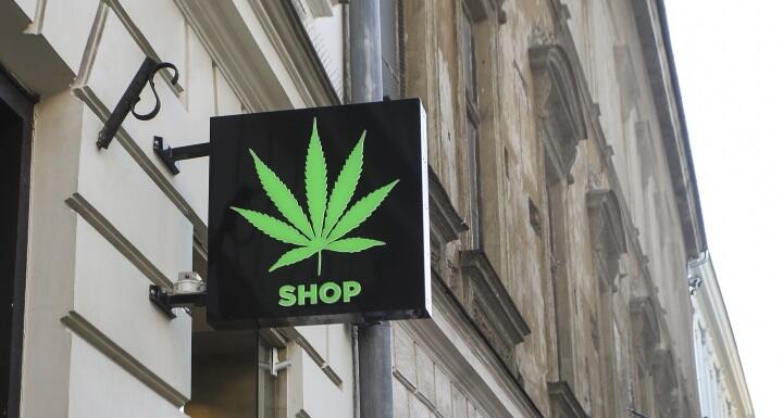 Cannabis store sign 